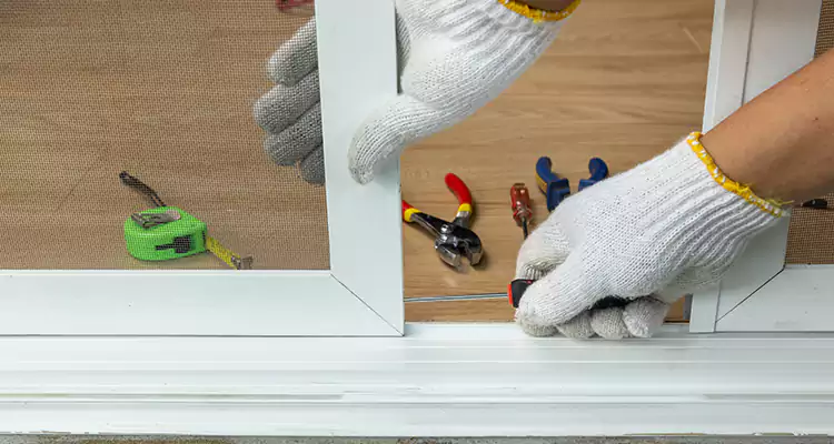 Sliding Glass Door Off Rails Repair in Valrico, FL